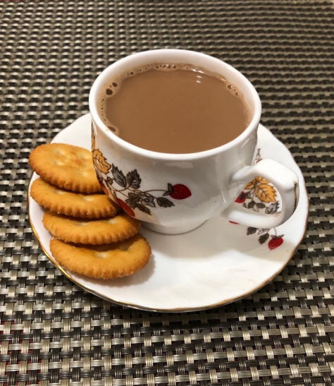Chai or Indian Chai is a tea cooked with cream and sugar. Chai can be enjoyed at any time of day.