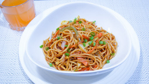 Chow Mein is a very famous Indo-Chinese noodle dish. Noodles tossed with fresh vegetables give an Indian touch to a noodles dish. People of all ages love to have it.
